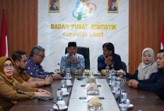 Kunjungan Bupati Bursah Zarnubi ke BPS Kabupaten Lahat Perkuat Sinergi Pembangunan Daerah