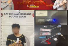 Satres Narkoba Polres Lahat Ungkap Dugaan Peredaran Sabu di Angkringan Pasar Lama