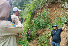 Dinas PU-TR Lahat Survei Irigasi dan Bendungan Rusak di Desa Sukabumi