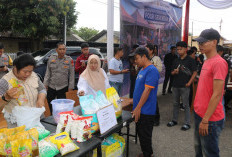 Polres Lahat Gelar Gerakan Pangan Murah, Bantu Masyarakat Dapatkan Bahan Pokok Terjangkau