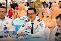 Bentuk Apresiasi, Kepala Bapas Kelas II Lahat Hadiri Pisah Sambut Kepala Lapas Kelas I Palembang