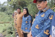 Bupati dan Wabup Lahat Tinjau Irigasi Persawahan dan Tebat di Kecamatan Kota Agung