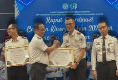 Kalapas Kelas IIA Lahat Ikuti Rakor Capaian Kinerja 2025 dan Rencana Aksi 2026, Raih Predikat Terbaik II se-Su