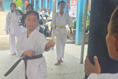 Bukan Sekadar Bela Diri, Karate di SMPN 3 Lahat Jadi Wadah Pembentukan Karakter Siswa