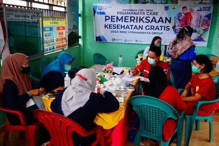 Priamanaya Group Kembali Gelar Pengecekan Kesehatan Gratis untuk Lansia